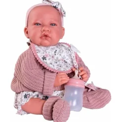 Muñeca Recién Nacida Lúa Babero
