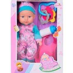 Muñeco Bebé 30 cm con Accesorios