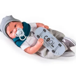 Muñeco Bebé Recién Nacido Pipo Skater