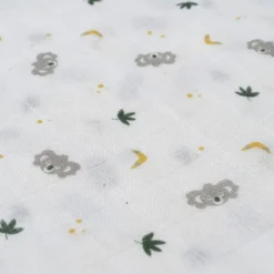 Muselina 120*120 bambu Koala boy Gris