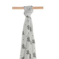 Muselina Bambú 120x120 cm Cactus Gris