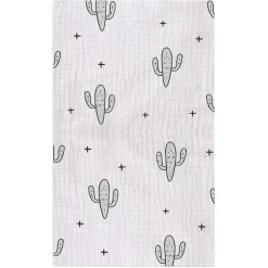 Muselina Bambú 120x120 cm Cactus Gris