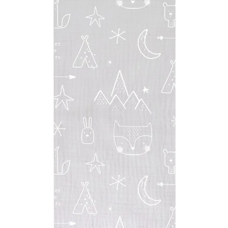 Muselina Bambú 120x120 cm Tipi Blanco