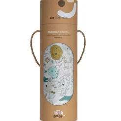 Muselina bambu 120*120 animalitos