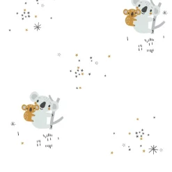 Muselina de Bambú Koala blanco