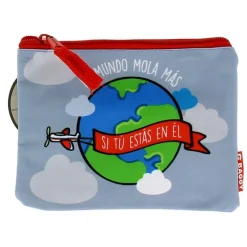 Neceser Impermeable "Mi mundo mola más si tú estás en él"
