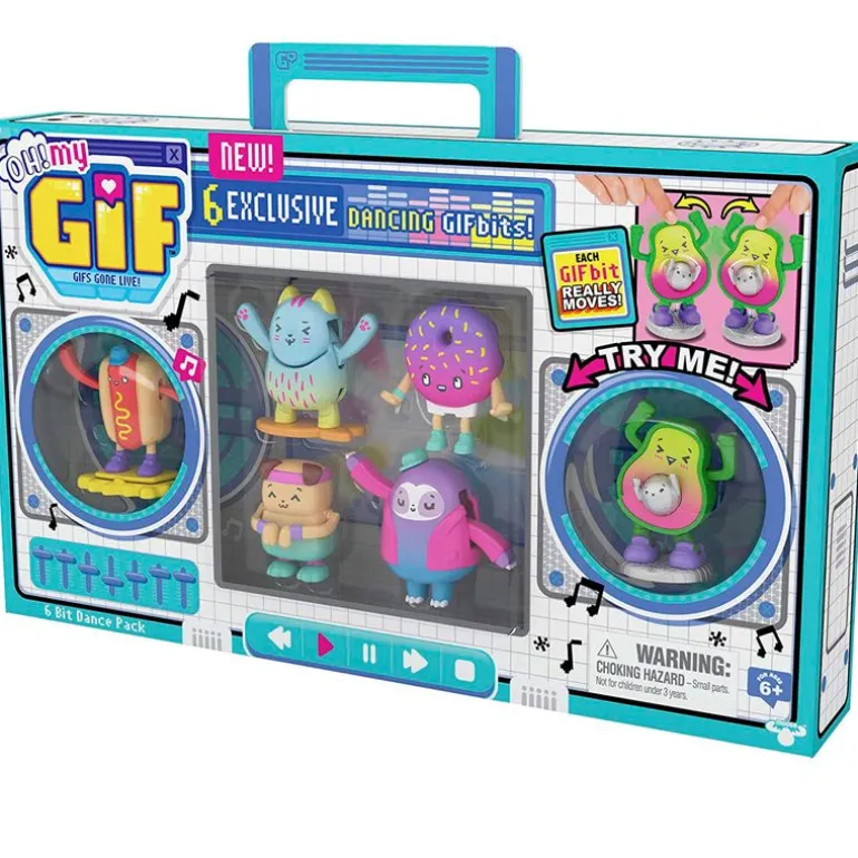Oh My Gif Pack 6 Figuras Exclusivas