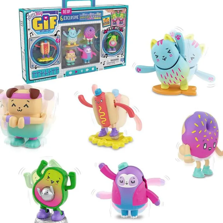 Oh My Gif Pack 6 Figuras Exclusivas