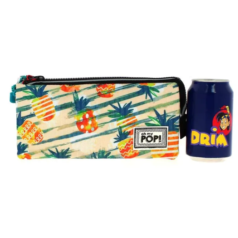 Oh My Pop! Estuche Portatodo Triple HS Piñas