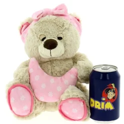 Oso de Peluche Rosa 23cm