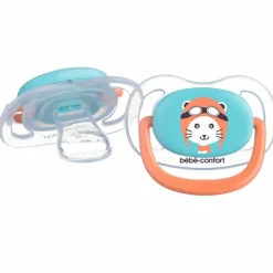 Pack 2 Chupetes Azul/Naranja 18-36M