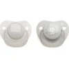 Pack 2 chupetes de 6-18m Gris