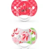 Pack 2 chupetes 6-18m Jungle Rosa