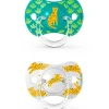 Pack 2 chupetes 6-18m Jungle Verde
