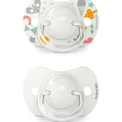 Pack 2 chupetes 0-6M Walk Gris