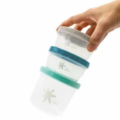 Pack 6 Contenedores de Comida Apilables