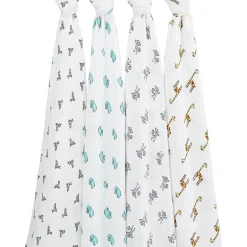 Pack 4 Muselinas de algodón Jungle Jam