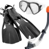Pack Buceo Gafas + Tubo + Aletas 14 Años