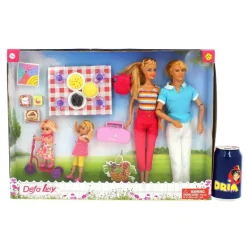 Pack Muñecos Defa Lucy Familia de Picnic