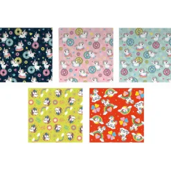 Papel de Regalo Unicornio 200x70 cm Surtido
