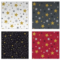 Papel Regalo Estrellas 200 cm x 70 cm Surtido