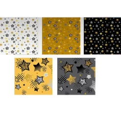 Papel Regalo Estrellas 200x70 cm Surtido