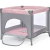 Parque bebé cuadrado Rosa