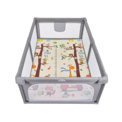 Parque bebé XL +Alfombra 180*120 Zebra/ Jirafa