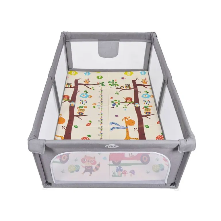 Parque bebé XL +Alfombra 180*120 Zebra/ Jirafa