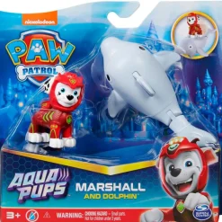 Patrulla Canina Aqua Pups Marshall + Delfín