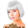 Peluca Corta Bob Blanca