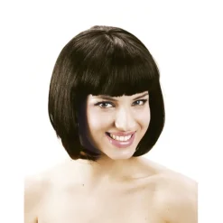 Peluca Corta Negra
