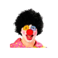 Peluca de Rizos Negra