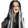 Peluca Larga Bicolor Bruja