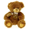 Peluche Oso Con Bufanda Marrón Claro 33cm