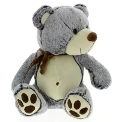 Peluche Oso Oscuro con Bufanda 40cm