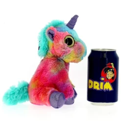 Peluche Unicornio Multicolor Verde 17 cm