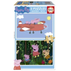 Peppa Pig Puzzle 2x16 Piezas