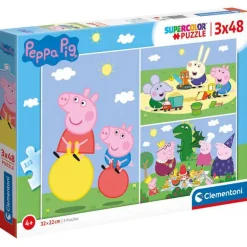 Peppa Pig Puzzles 3x48 Piezas