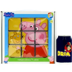 Peppa Pig Rompecabezas de 9 cubos