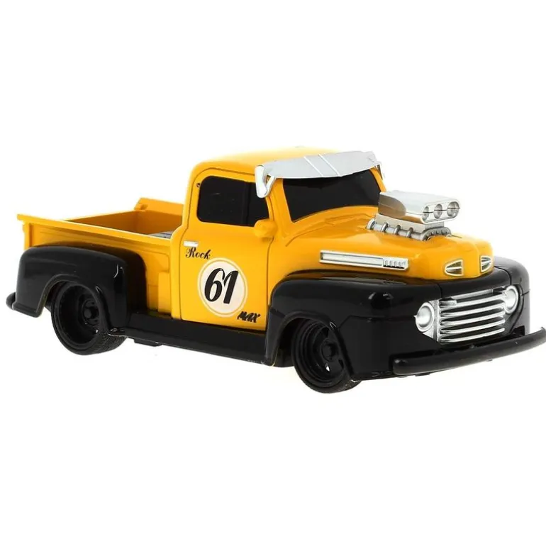 Pick-Up American Vintage Amarilla R/C Escala 1.24