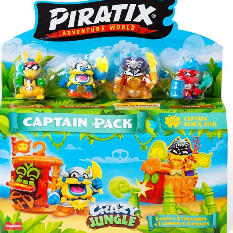 Piratix Crazy Jungle Pack Capitán Surtido