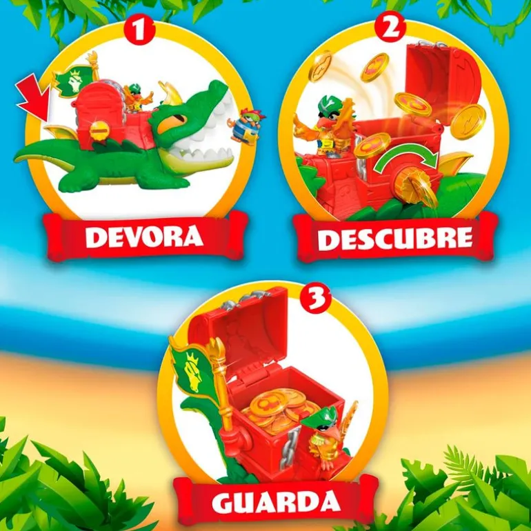 Piratix King Croc Cocodrilo Articulado