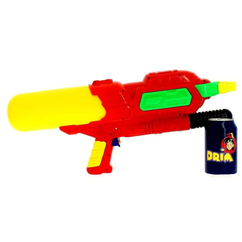 Pistola de Agua de 48 cm con 3 Cañones Roja