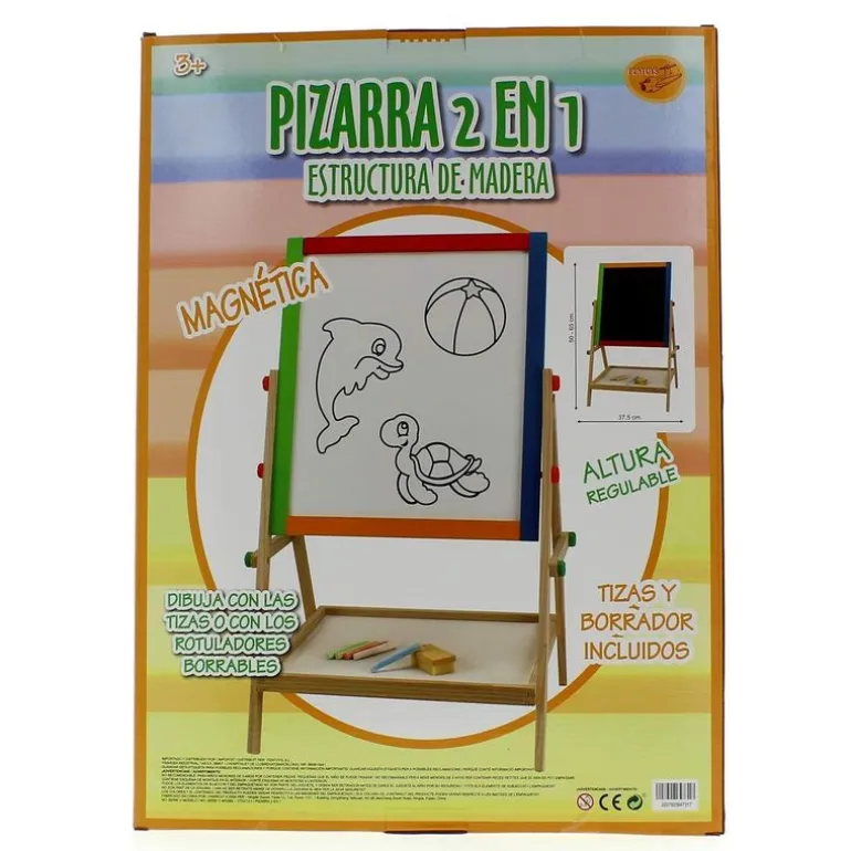 Pizarra de Madera 2 en 1