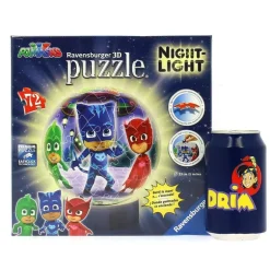 PJ Masks Puzzle Lámpara de 72 Piezas