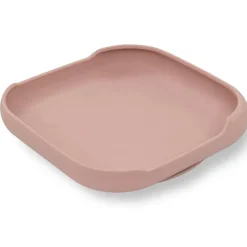 Plato llano silicona antideslizamiento Rosa