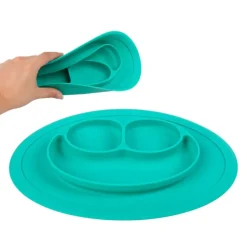 Plato silicona antivuelco Azul