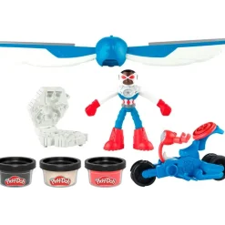 Play-Doh Capitán América Moto Cortadora