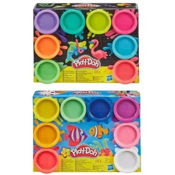 Play-Doh Pack 8 Botes Plastilina Surtido